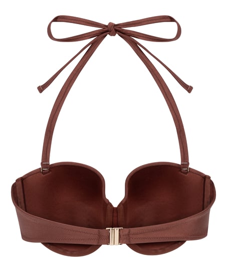 Dune Bandeau Bikini Top, Red