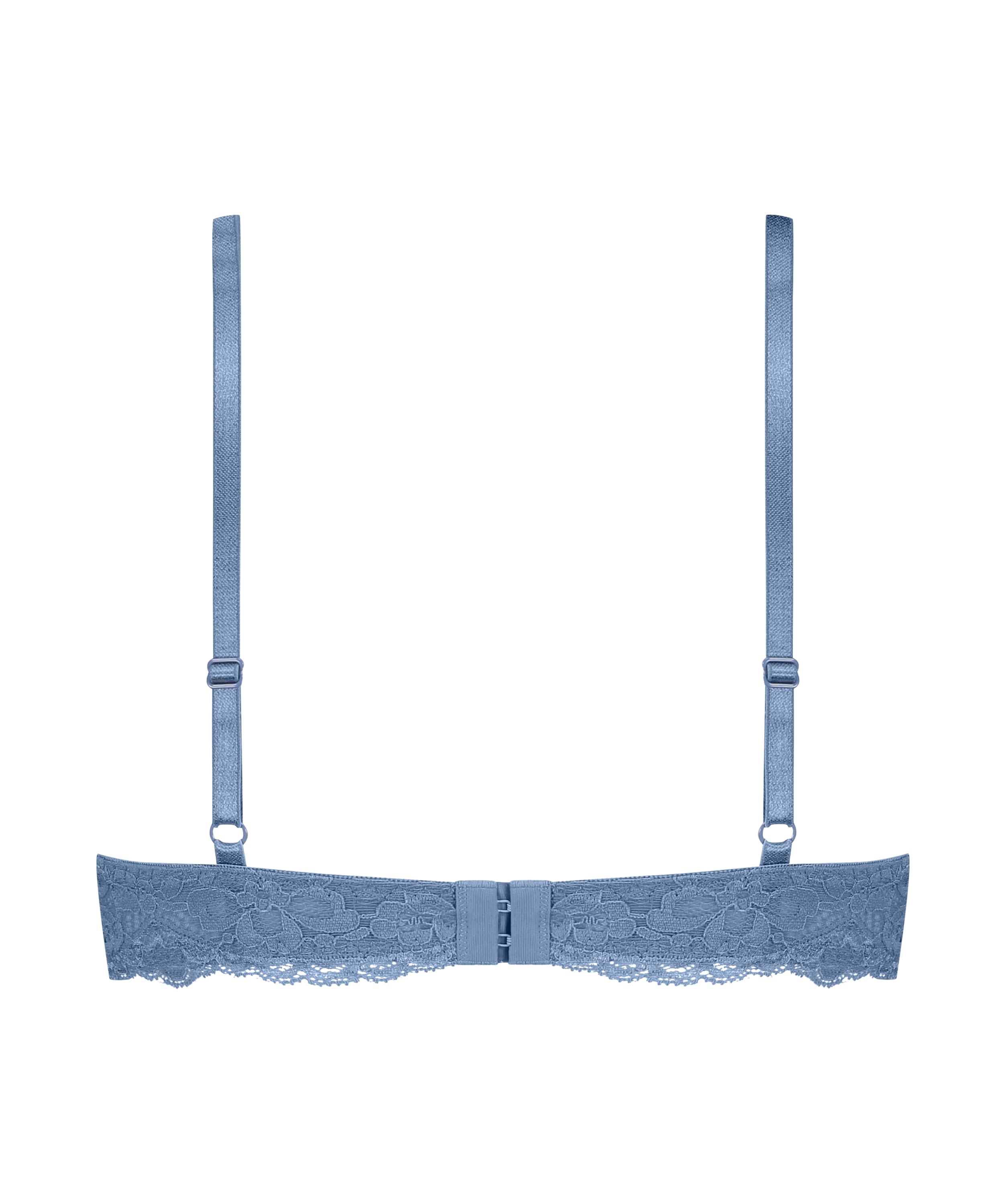 Marine Padded Push-Up Underwired Bra, Blue, main
