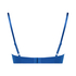 Plunge Padded Underwired Bra, Blue