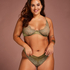 Cecile Non-Padded Underwired Bra, Green
