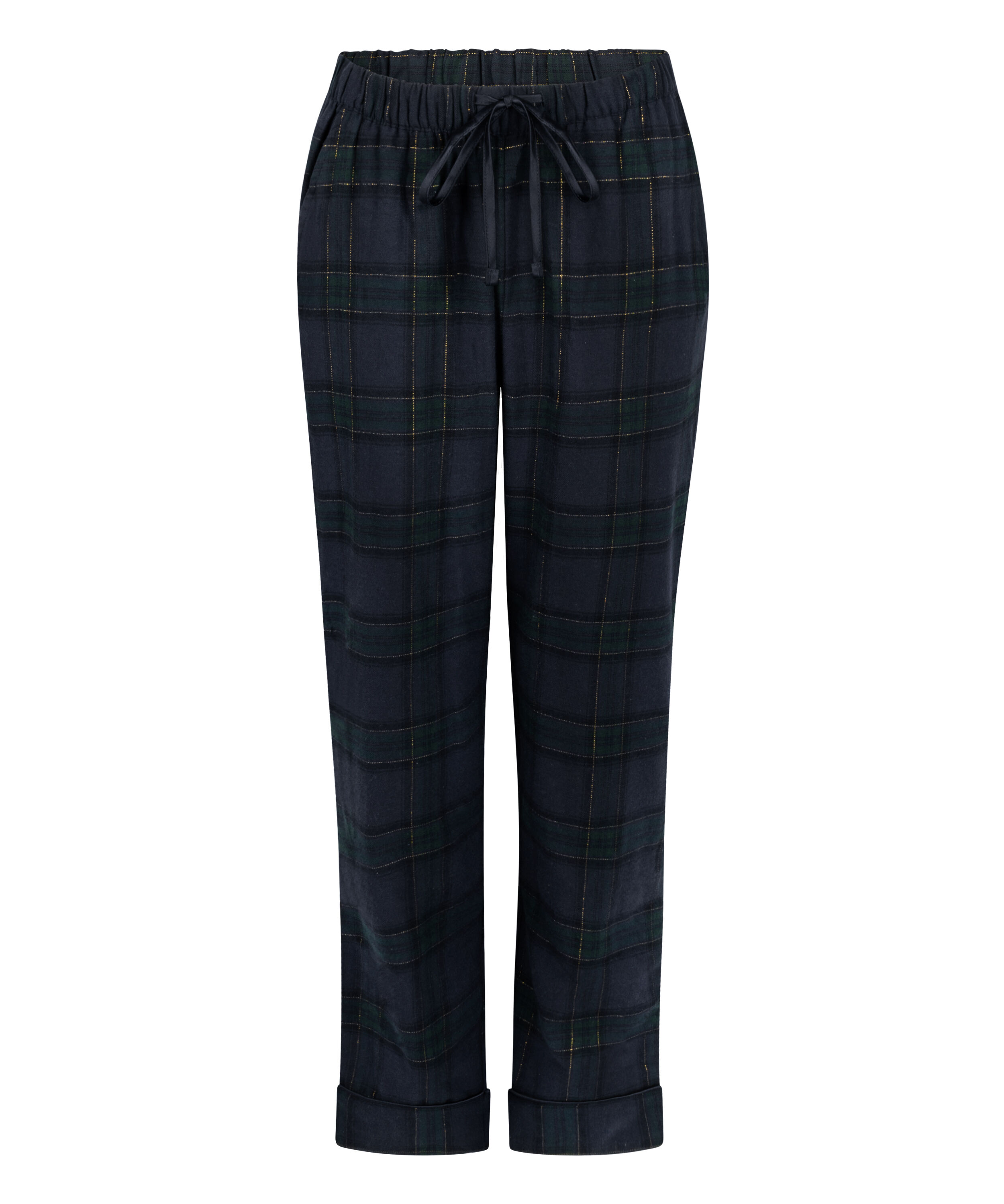 Flannel Pyjama Pants, Blue