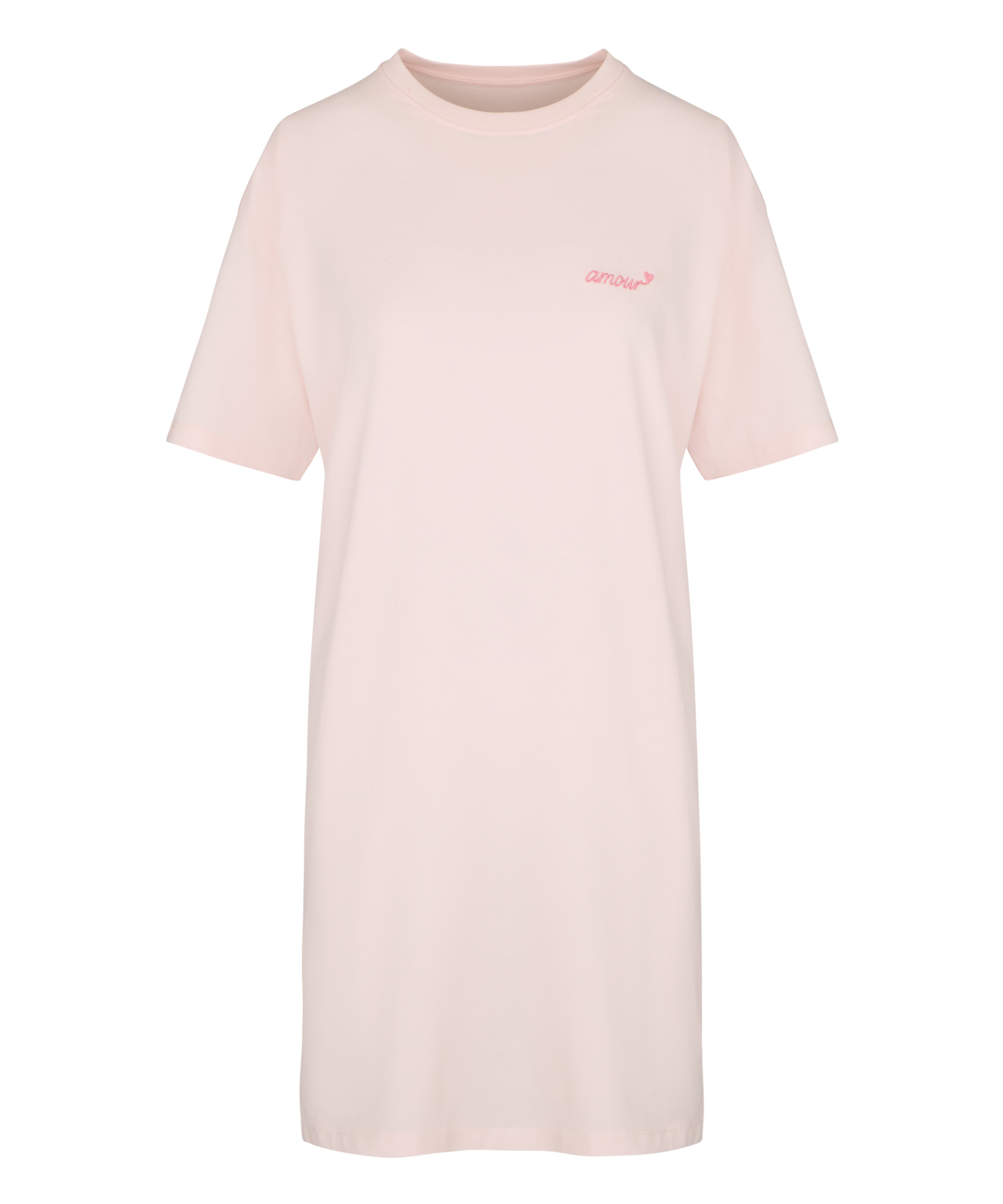 Roundneck Nightshirt, Pink, main