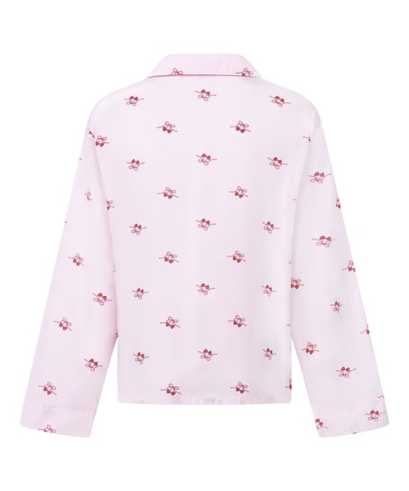 Jacket Woven Cherry, Pink