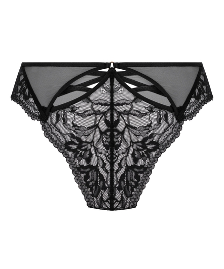 Amel Open Crotch Brazilian, Black