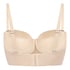Smooth Padded Underwired Strapless Push-Up Bra, Beige