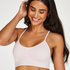 Rose seamless bralette, Pink