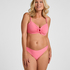 Highleg Bikini Bottom Luxe, Pink