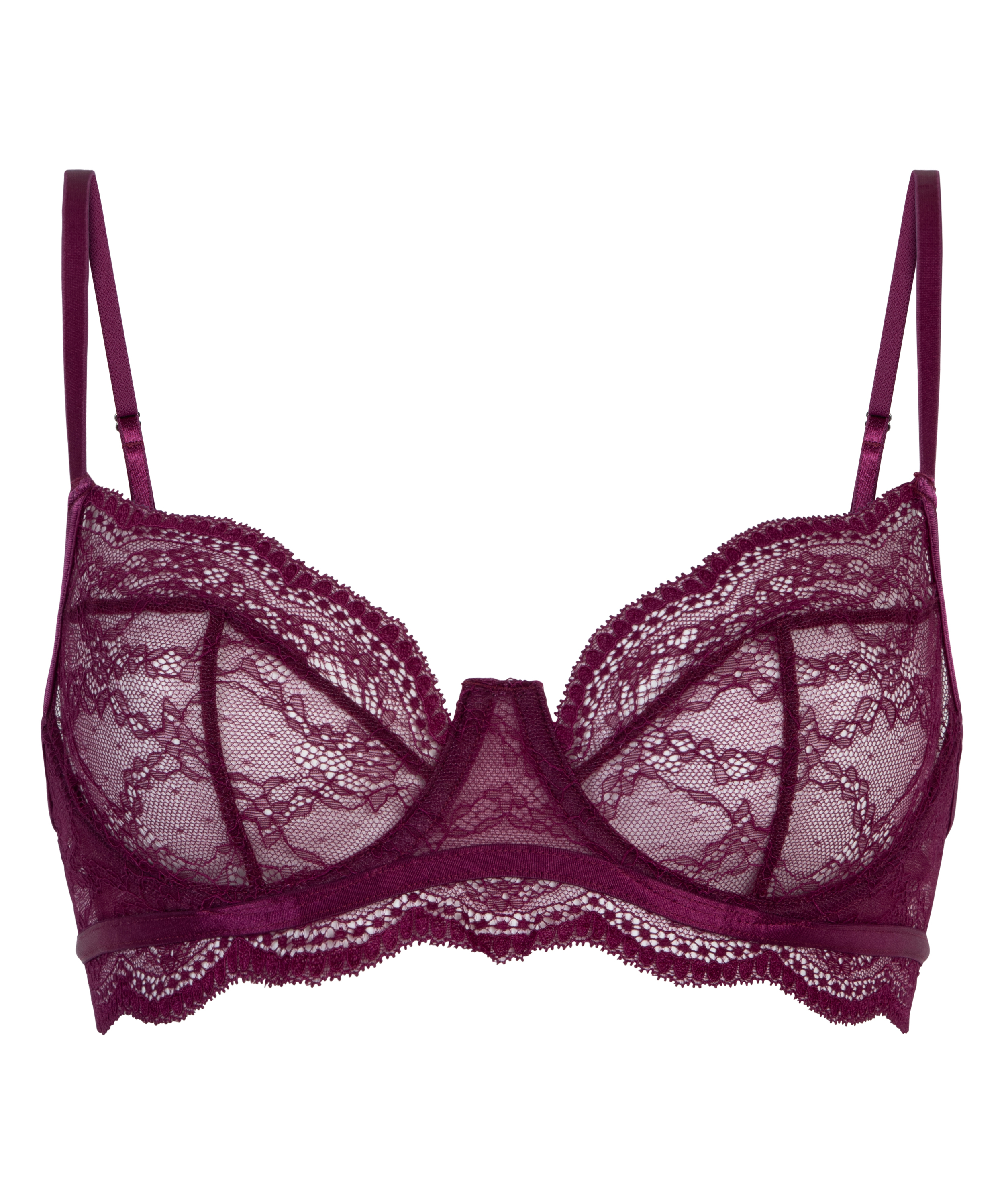 Isabelle Non-Padded Underwired Bra, Purple, main