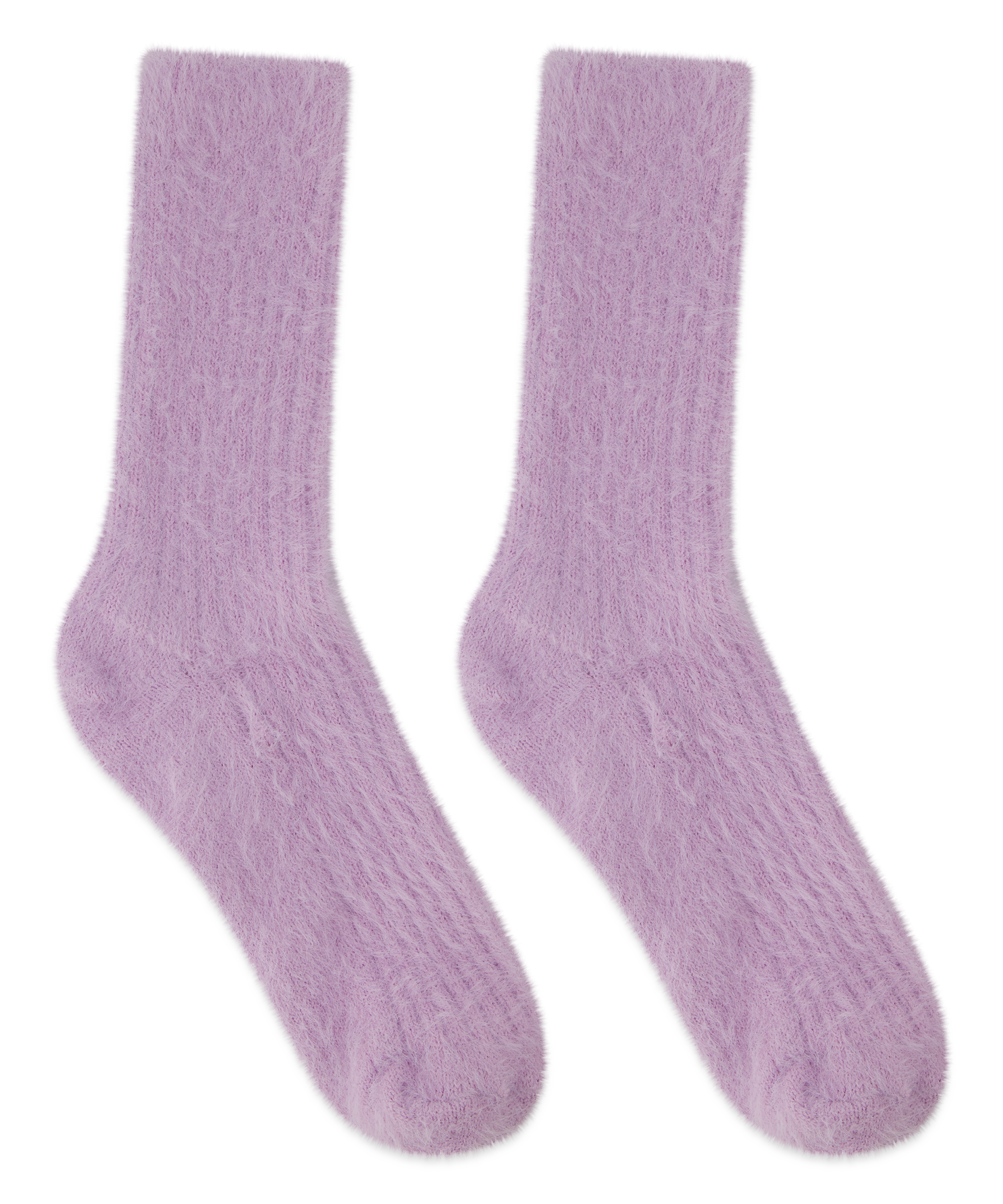 Fluffy Socks, Purple, main