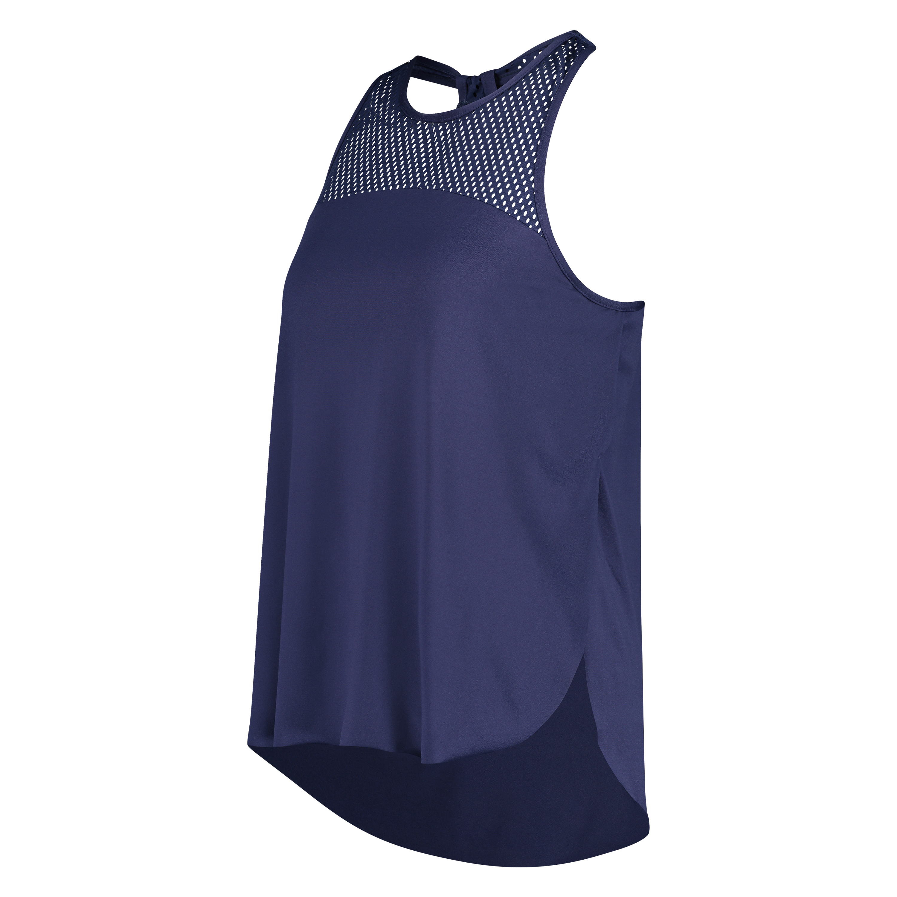 HKMX loose fit tank top, Blue, main
