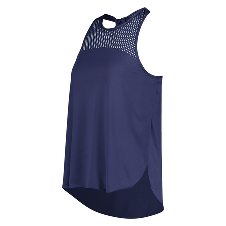 HKMX loose fit tank top, Blue
