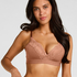Sophie Padded Non-Underwired Bra, Brown