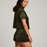 Velvet shorts, Green