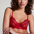 Isabelle Non-Padded Underwired Bra, Red