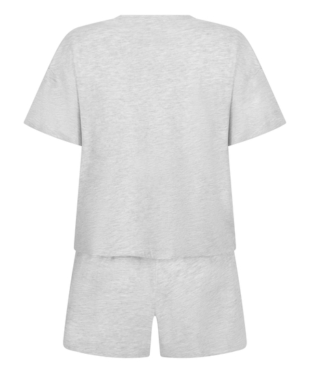 Pyjamaset Cotton, Gray