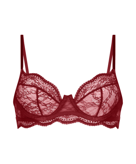 Isabelle Non-Padded Underwired Bra, Red