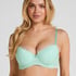 Marine Padded Underwired Bra, Green