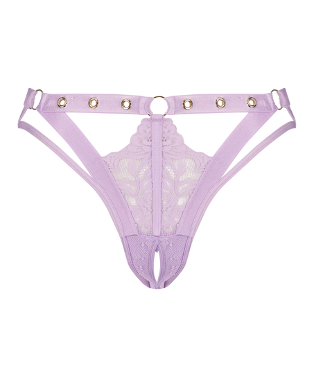 Sadie Brazilian with open crotch, Purple