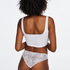 Invisible Lace Back Brazilian, White