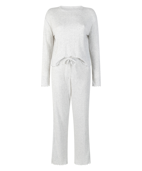 Pajama Set, Beige