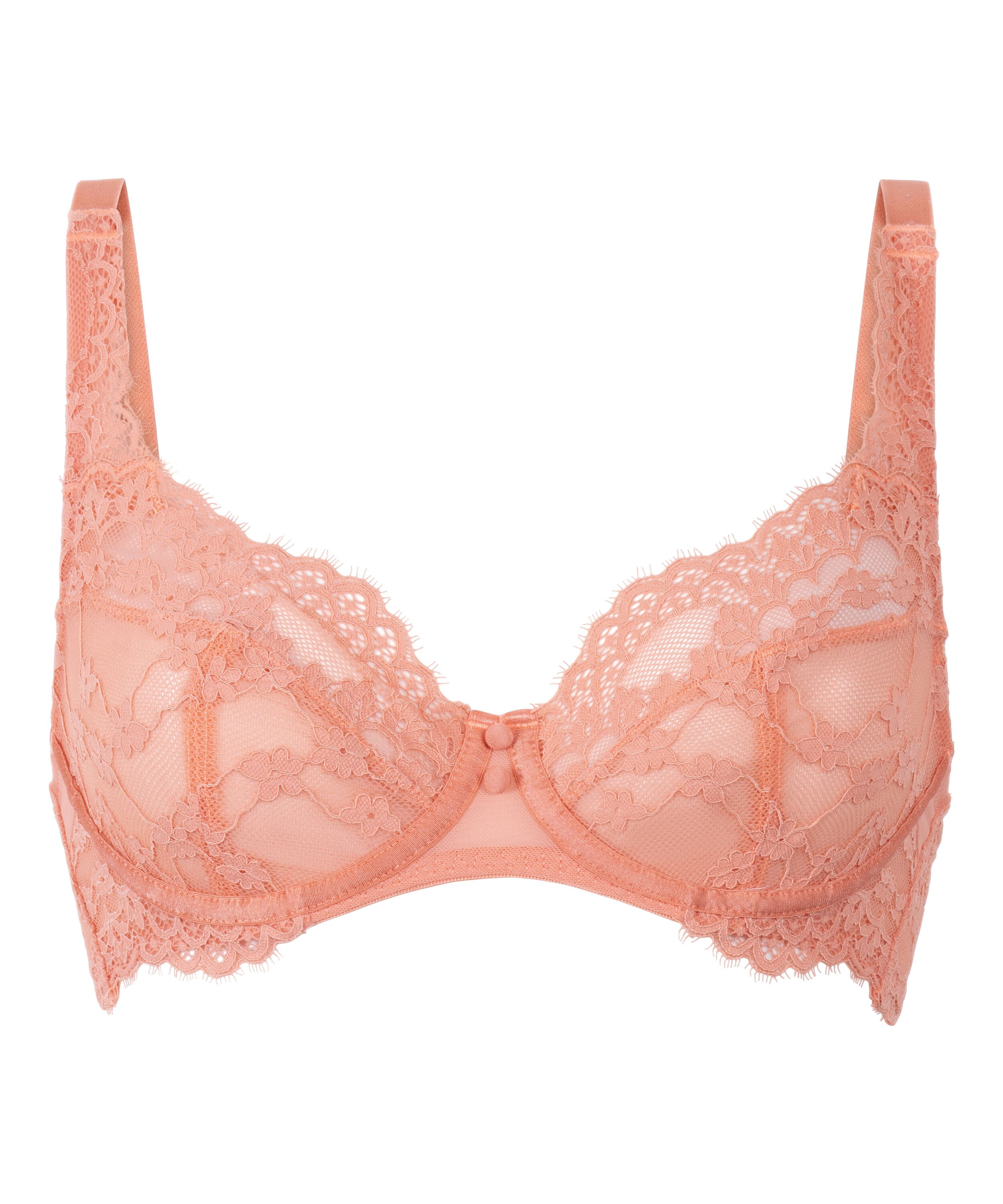 Daisy Non-Padded Underwired Bra, Pink