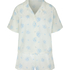 Pyjama Set Woven Print, White