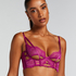Monet Non-Padded Longline Underwired Bra, Purple