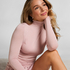 super soft Turtleneck shirt with Cashmere, Pink