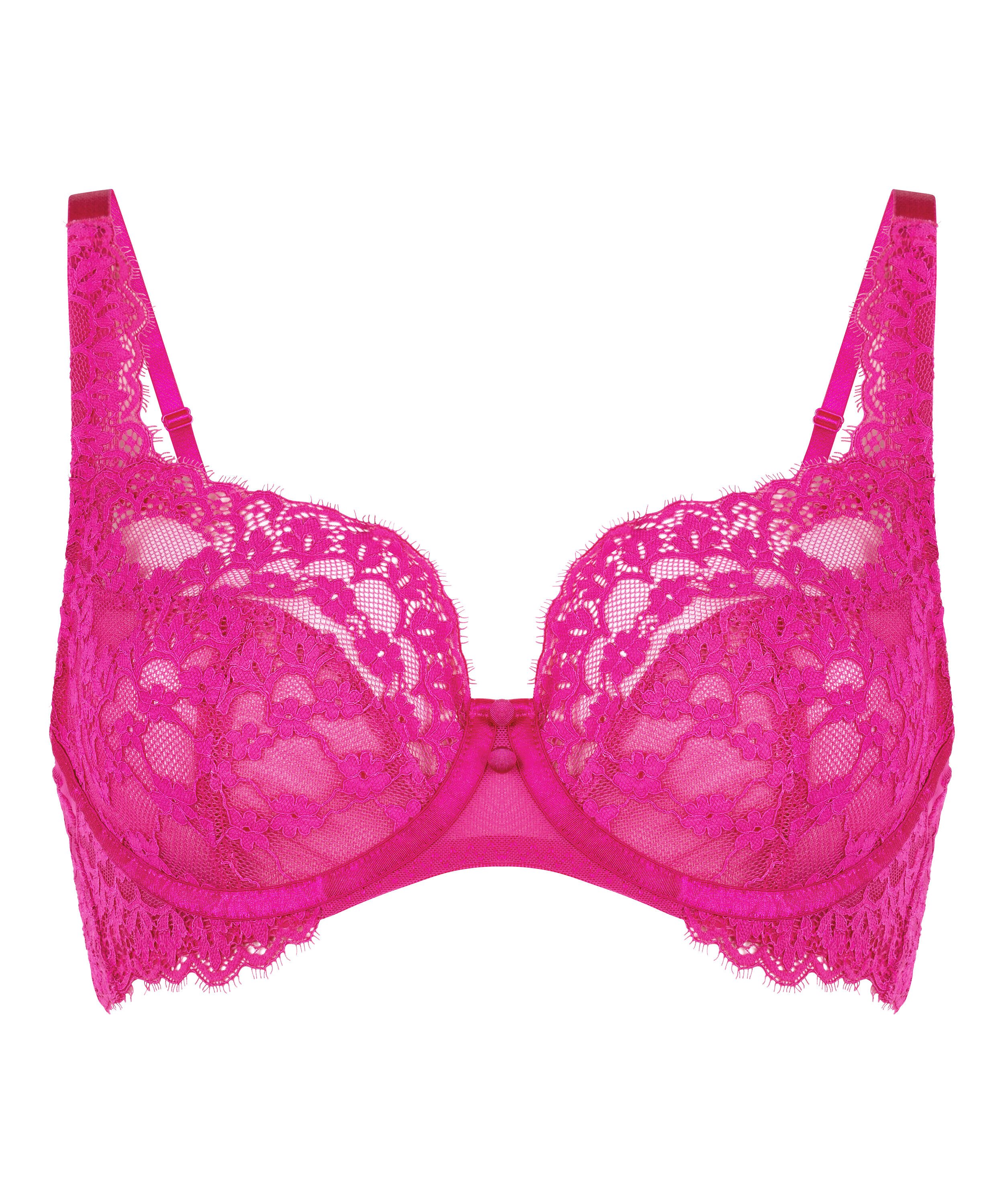 Daisy Non-Padded Underwired Bra, Pink
