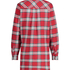 Boyfriend Check Nightshirt, Red