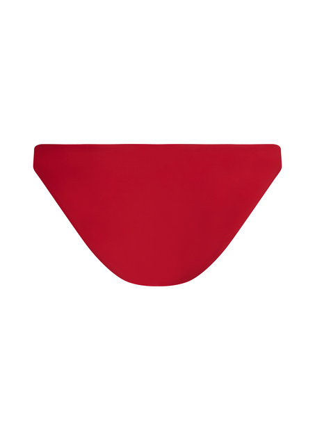 Luna High-Leg Bikini Bottoms, Red