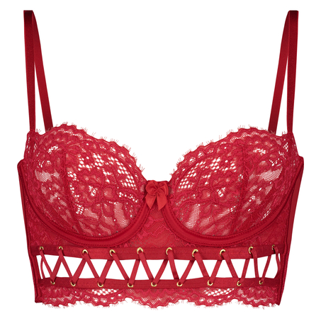Miaou Non-Padded Underwired Bra, Red