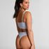 Dianne High Leg Thong, Blue