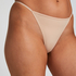 Seamless thong, Beige