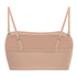 Smooth Bandeau Bralette, Beige