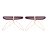 Avela Leg Garters, Purple