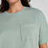Pyjama Top Waffle, Green