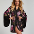 Satin Kimono, Black