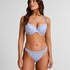Lace & Shine Thong, Purple