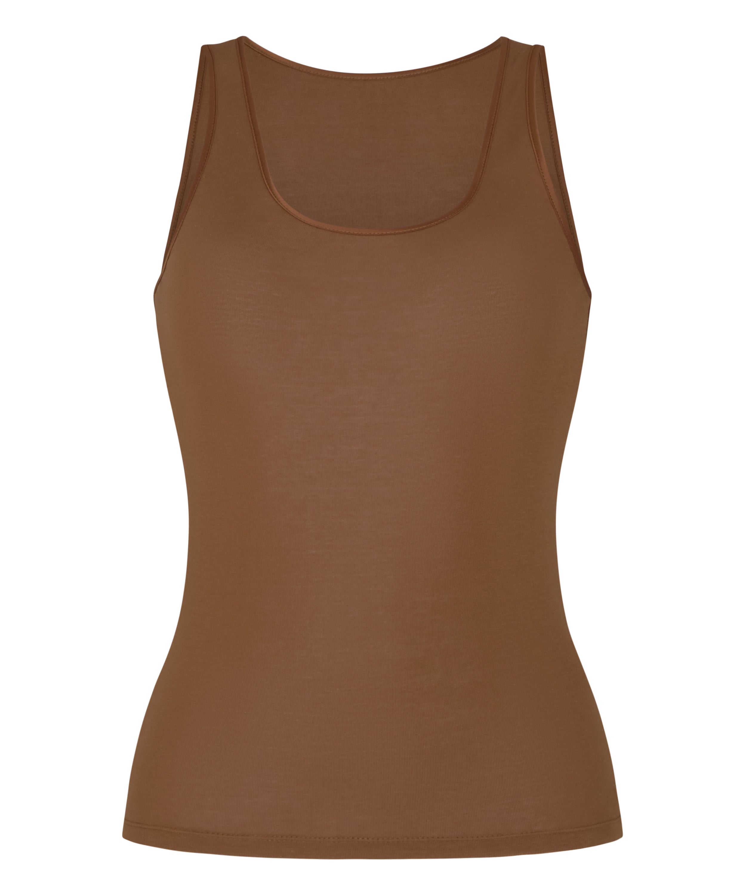 Singlet Elevated Basic, Brown, main