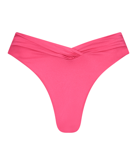 Grenada High Waisted Bikini Bottoms, Pink