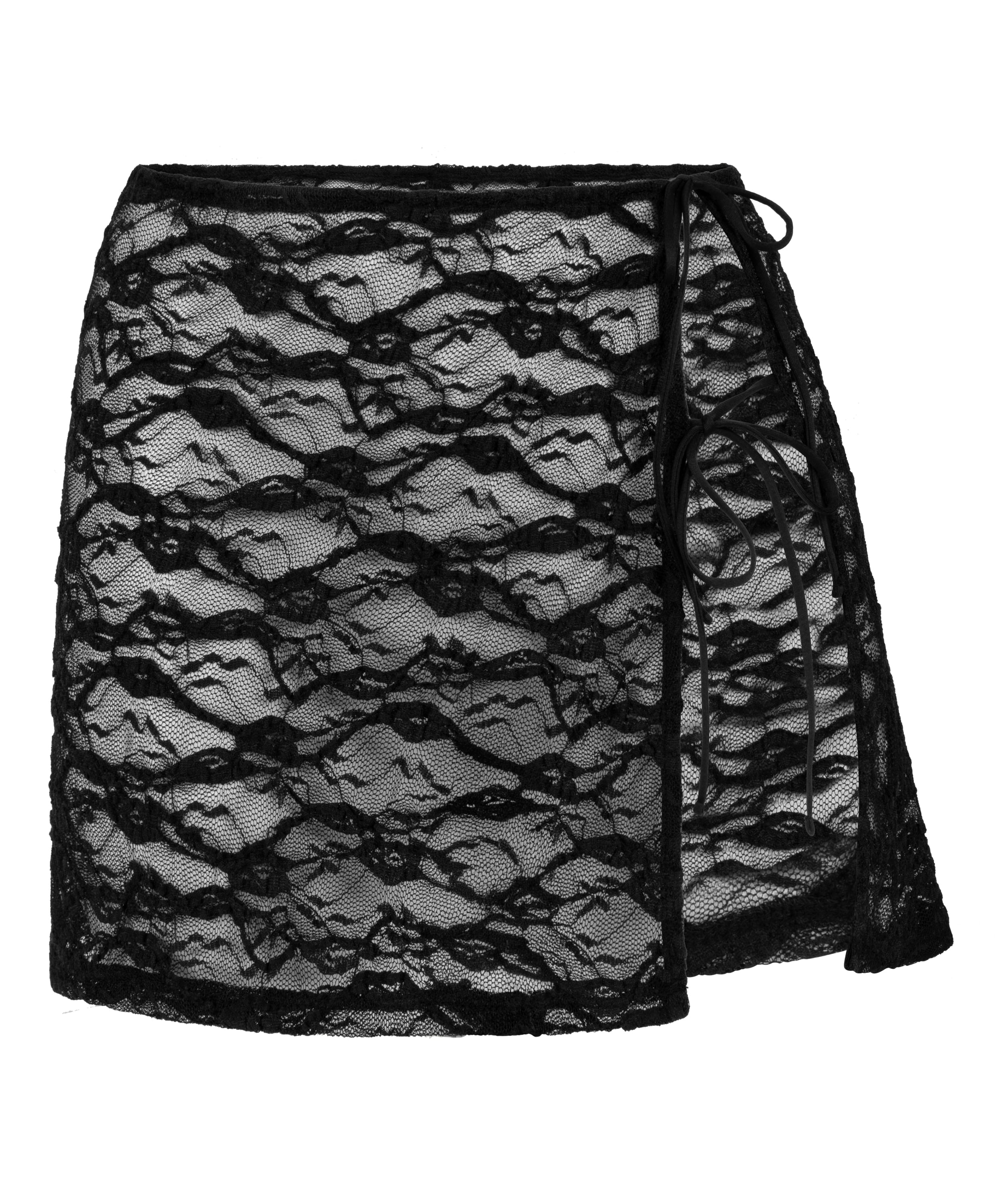 Beach Skirt Sunset Lace, Black, main