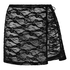 Beach Skirt Sunset Lace, Black