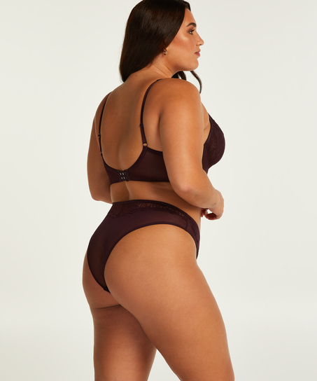 Mel High Leg Brazilian I AM Danielle, Purple