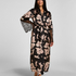 Kimono Long Satin Lace, Black