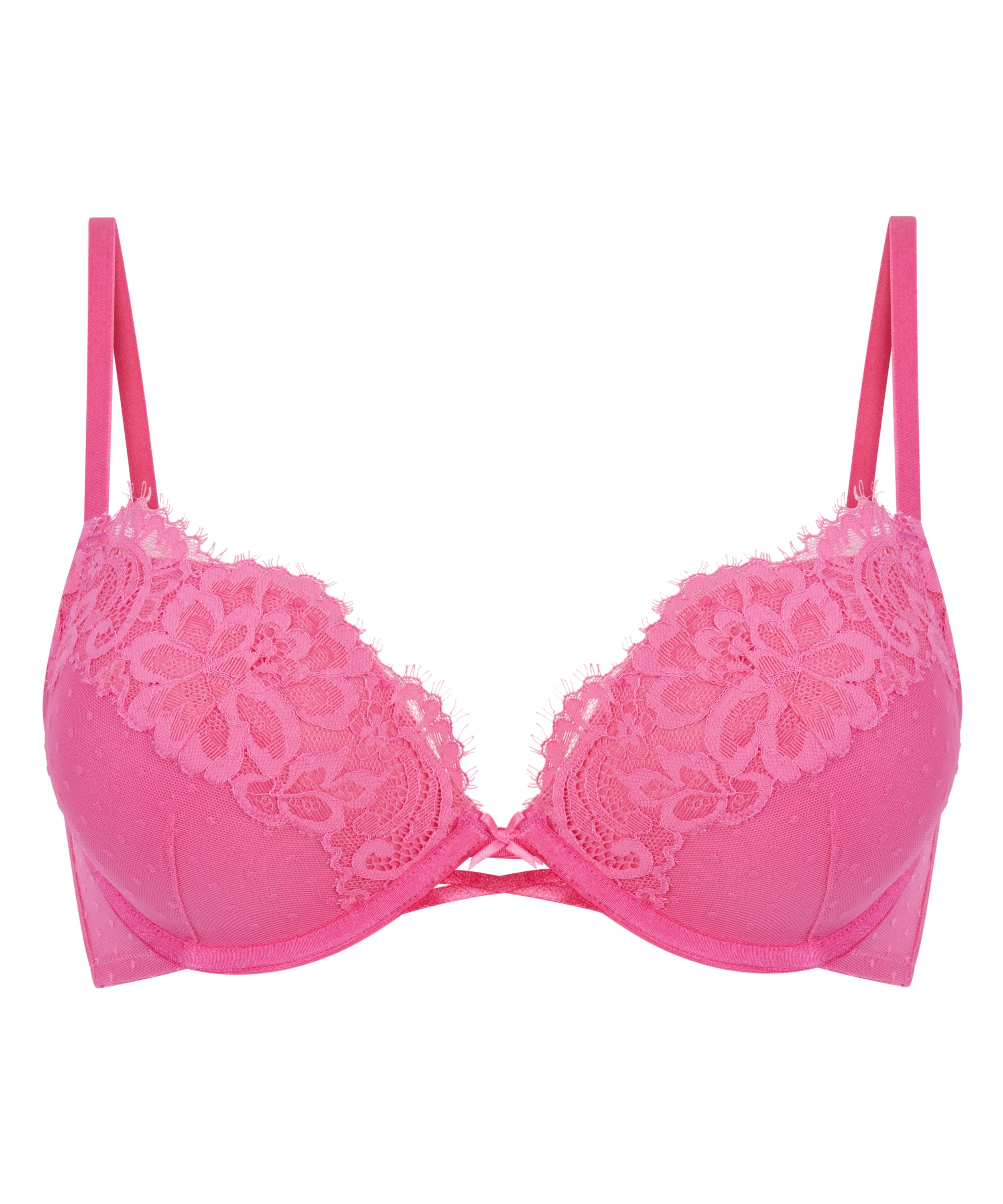 Harmony Padded Underwired Maximizer Bra, Pink, main