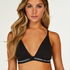 Cutie Triangle Bralette, Black