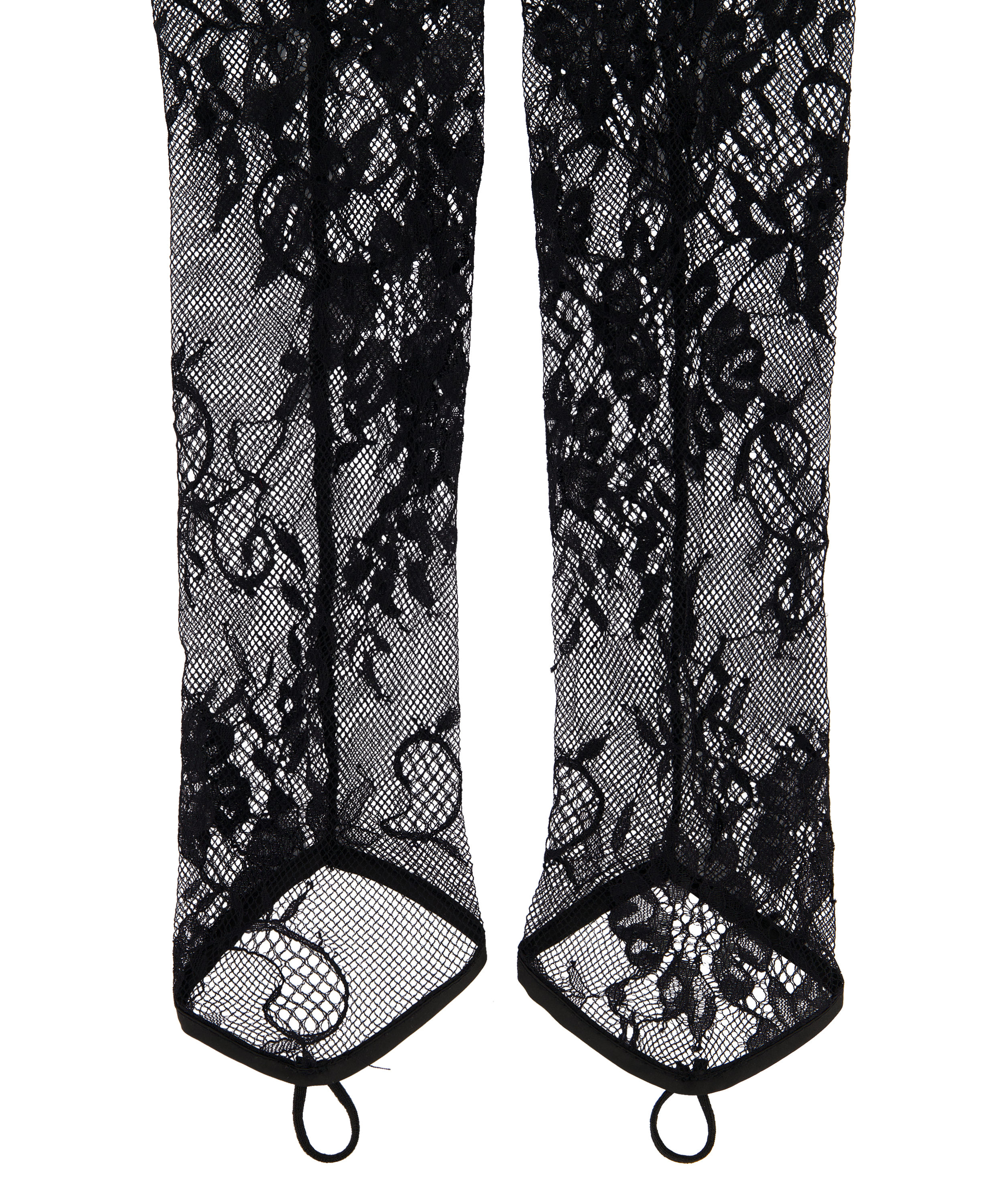 Lace Gloves, Black, main