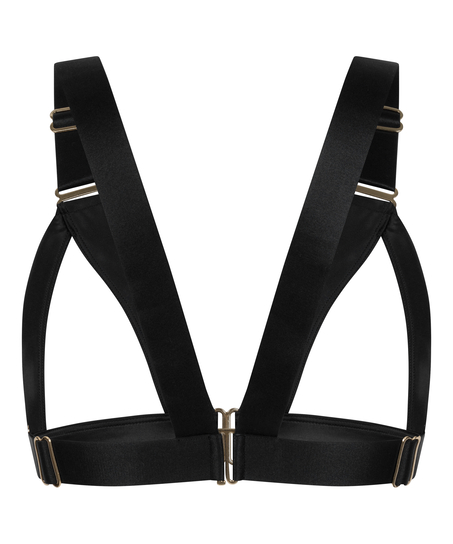 Black Buckle Bralette Colette Open Bralette Private Collection