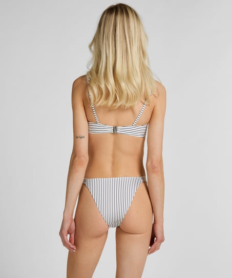 Bikinitop Stripes, White